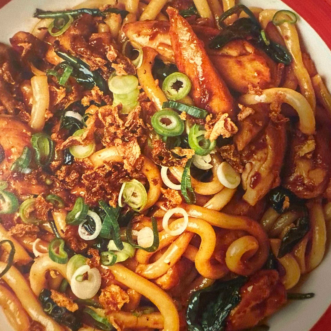 Sweet chilli sesame udon