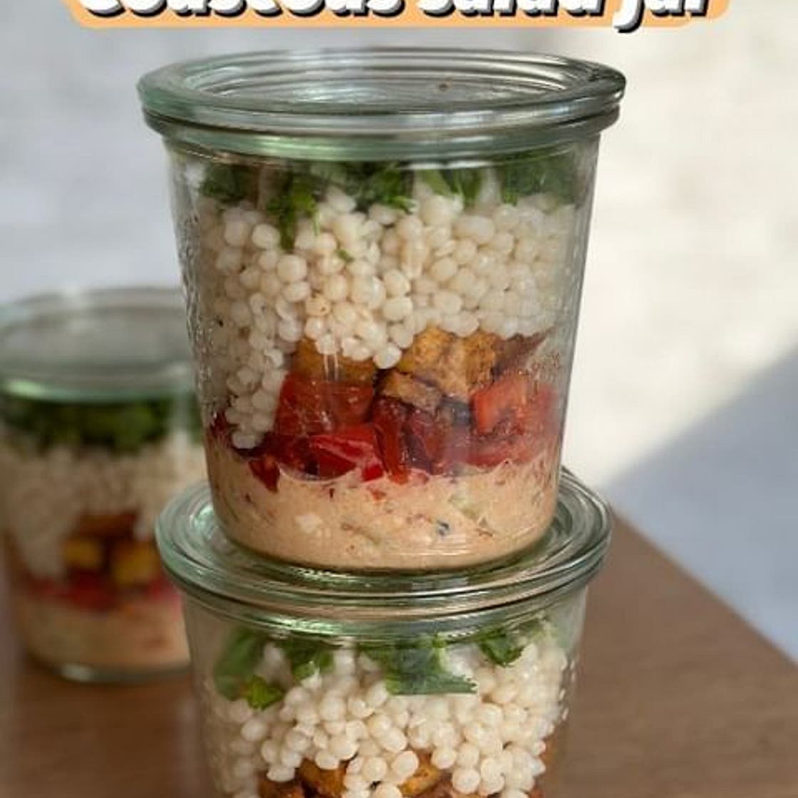 COUSCOUS SALAD JAR 🫙🥗