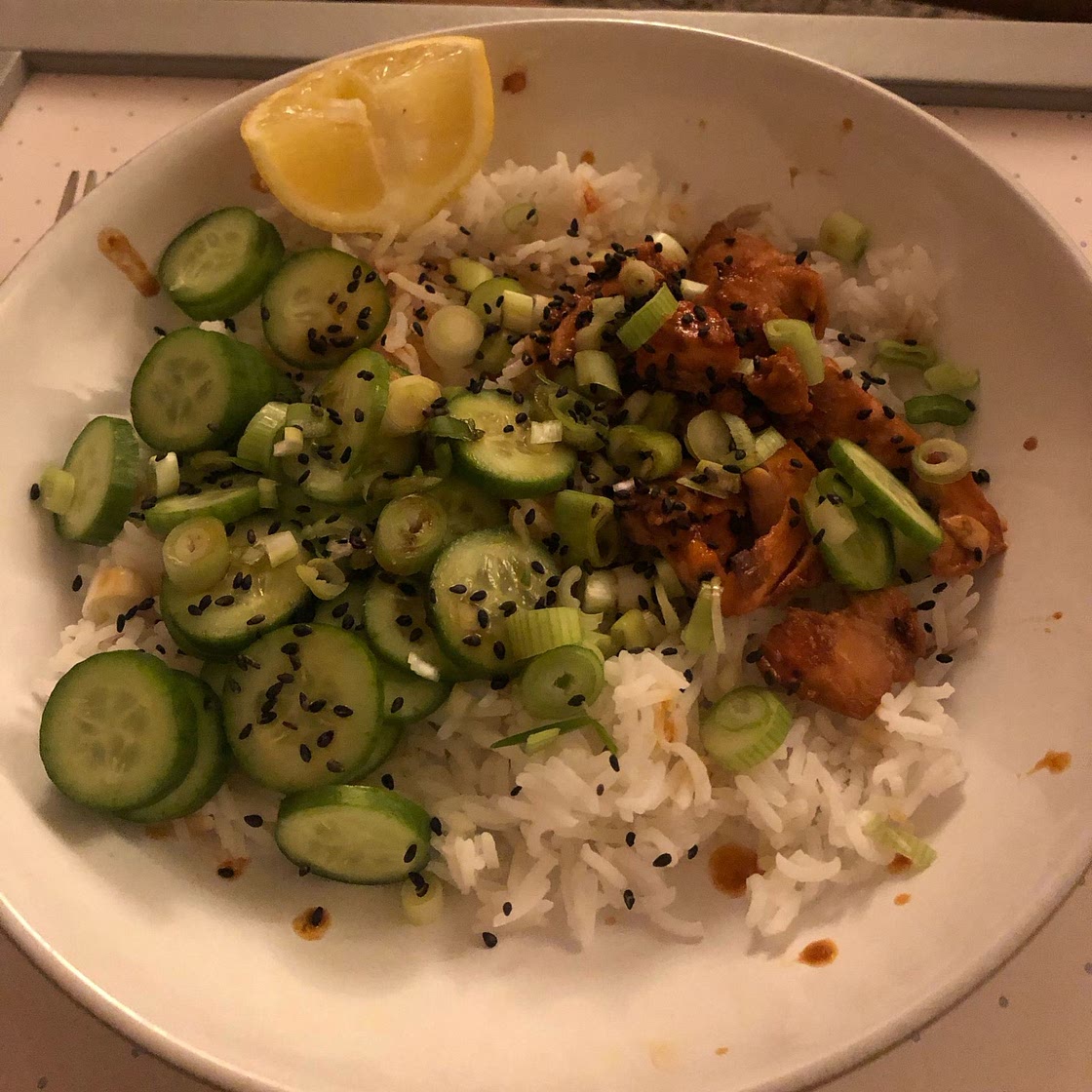 Korean Salmon Rice Bowl