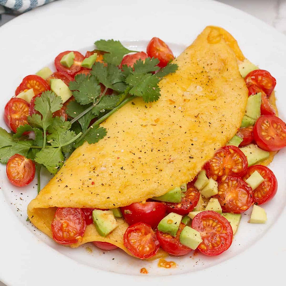 Fluffy Just Egg Omelette