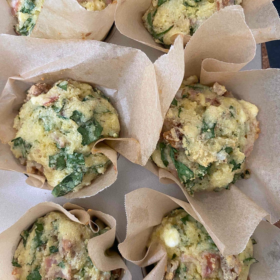 Savoury muffins lectin free