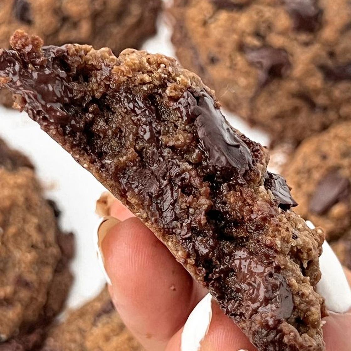 Chocolate Chunk Almond Flour Cookies 