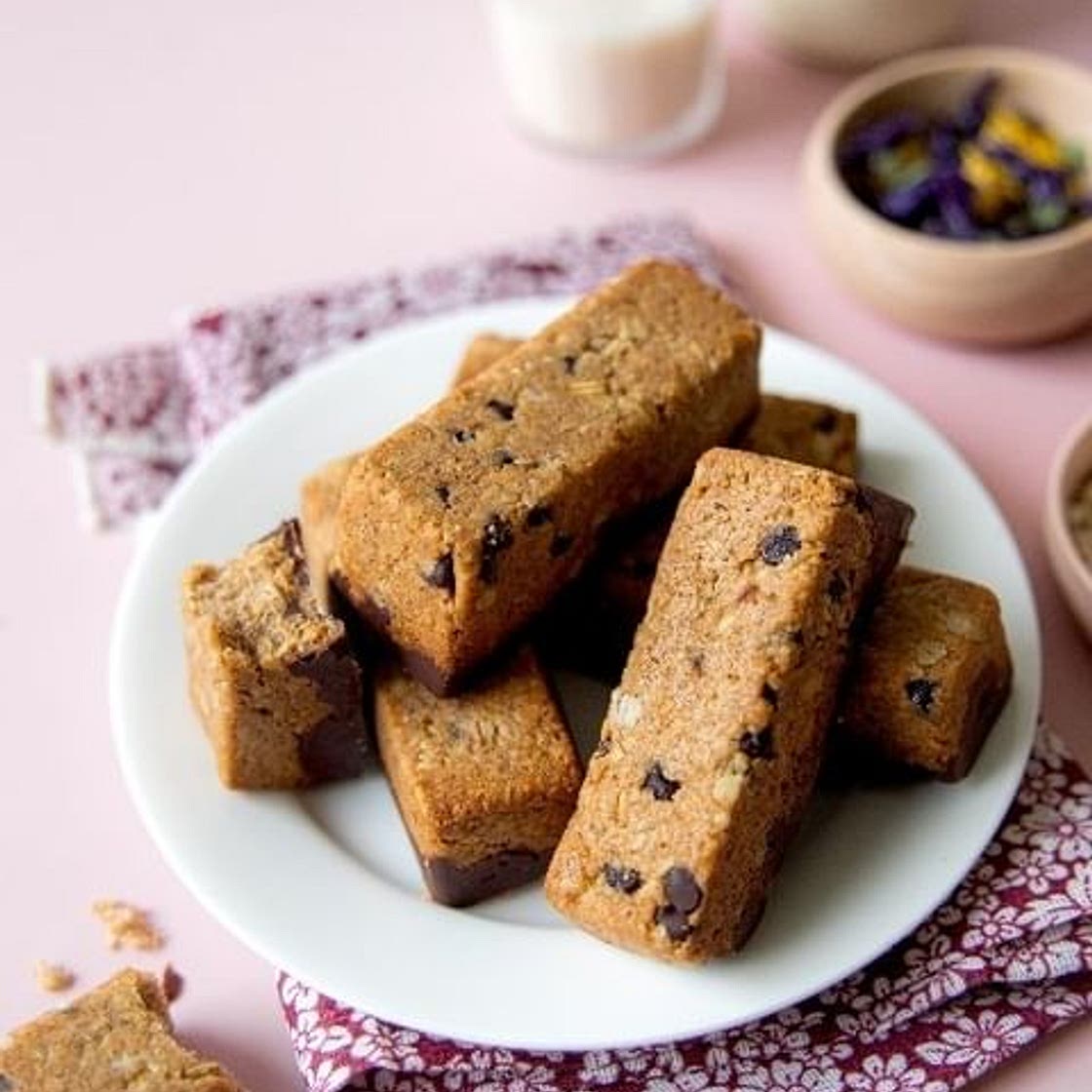 Barres de céréales façon cookies