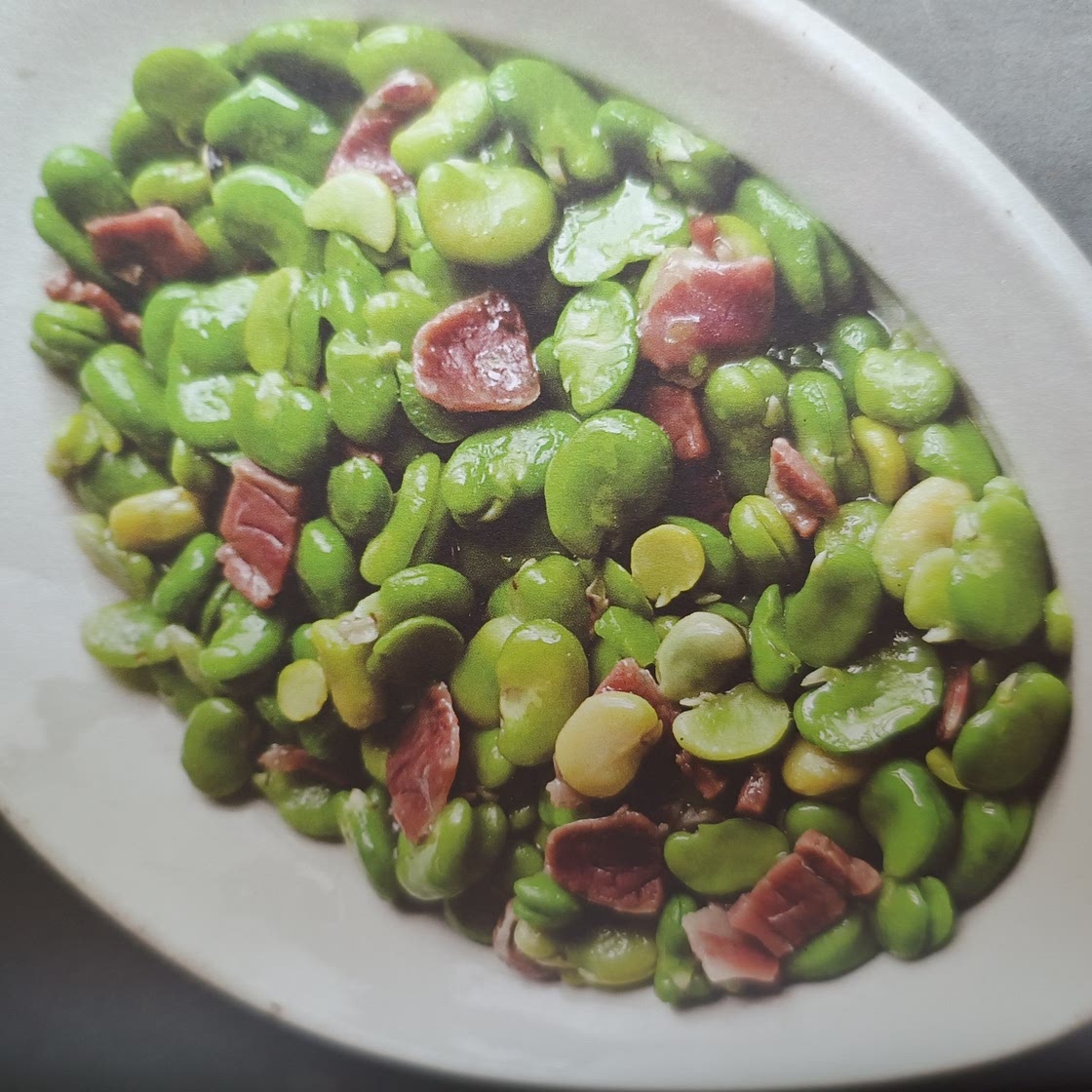Tuinbonen met ham uit Hangzhou (Huo Tui Can Dou)