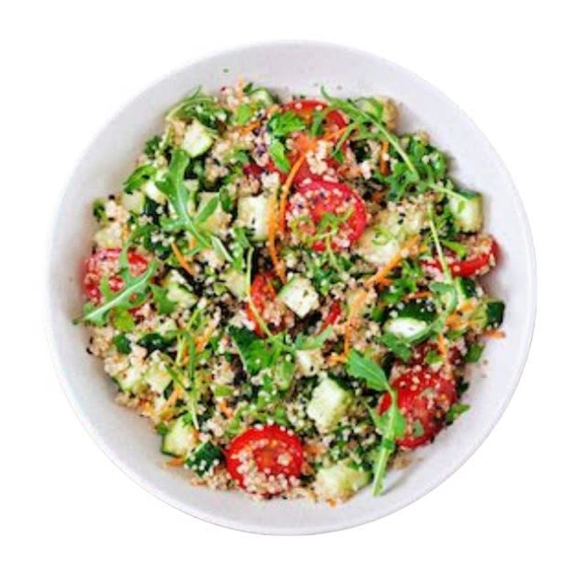 Quinoa arugula salad