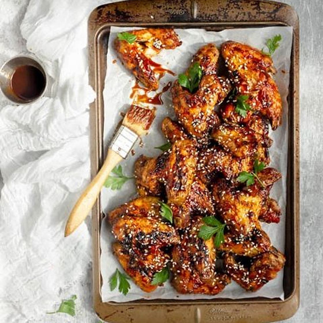 Asian Barbecue Chicken Wings