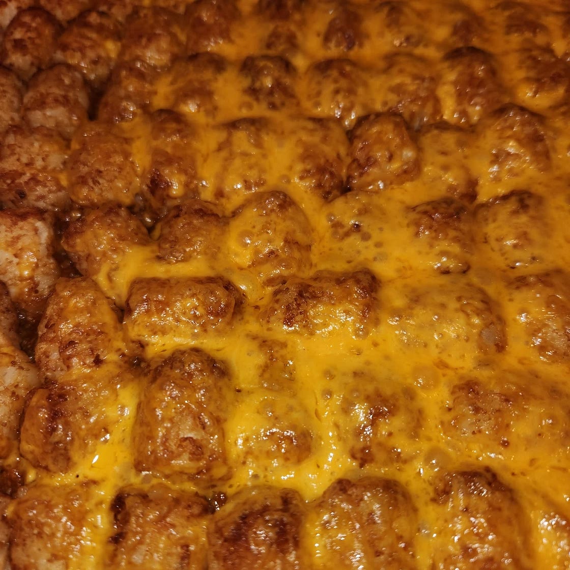 Sloppy Joe Tater Tot Casserole with Ground Beef