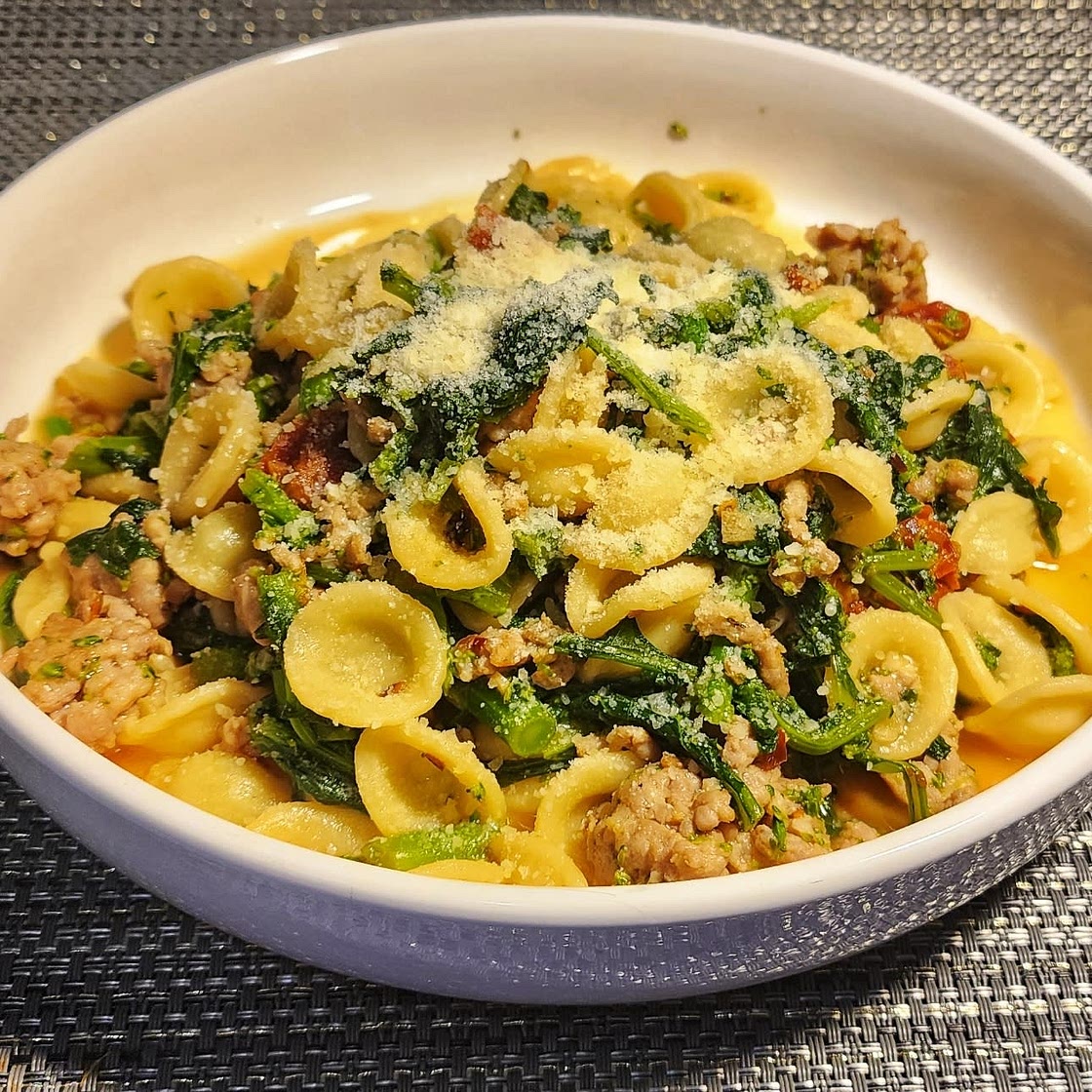 Orecchiette with Sausage and Broccoli Rabe
