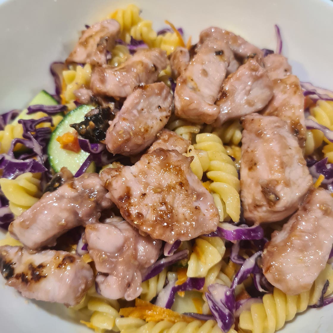 PB & J Pasta Salad