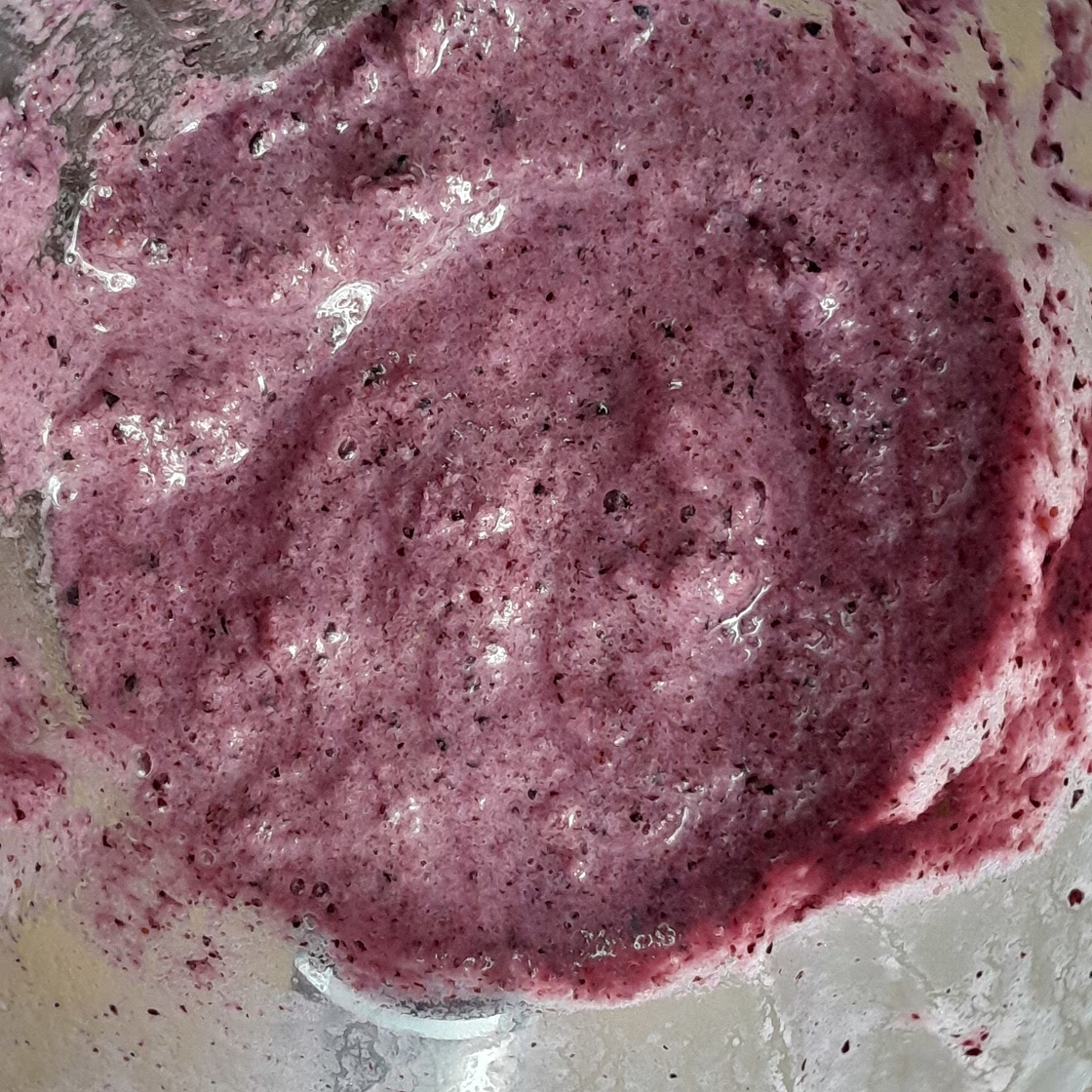 Orange blueberry smothie