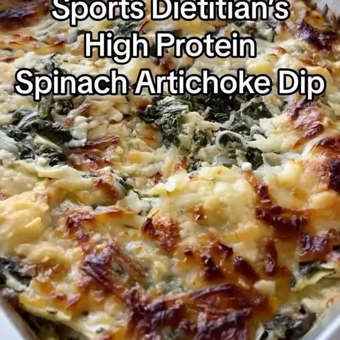 HIGH PROTEIN SPINACH ARTICHOKE DIP🤩🤩