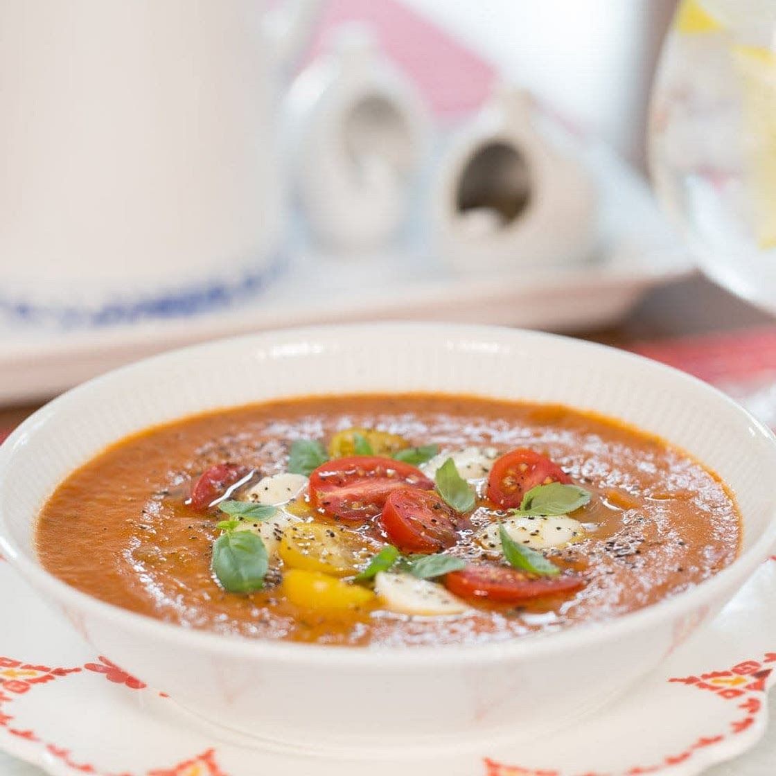 Roasted Tomato and Lentil Soup