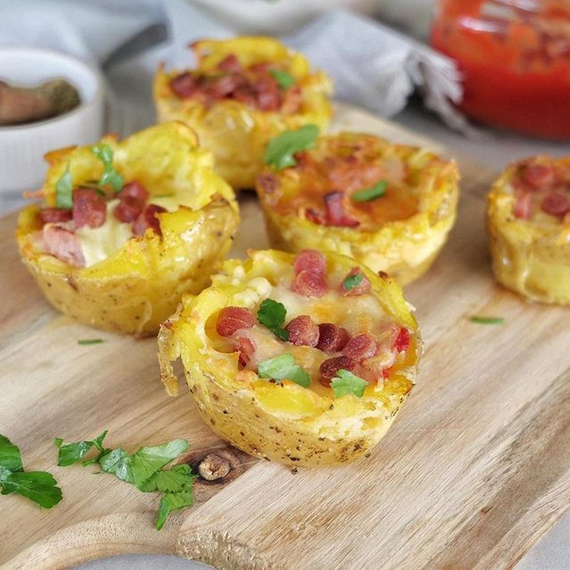 Smashed Potato Muffin
