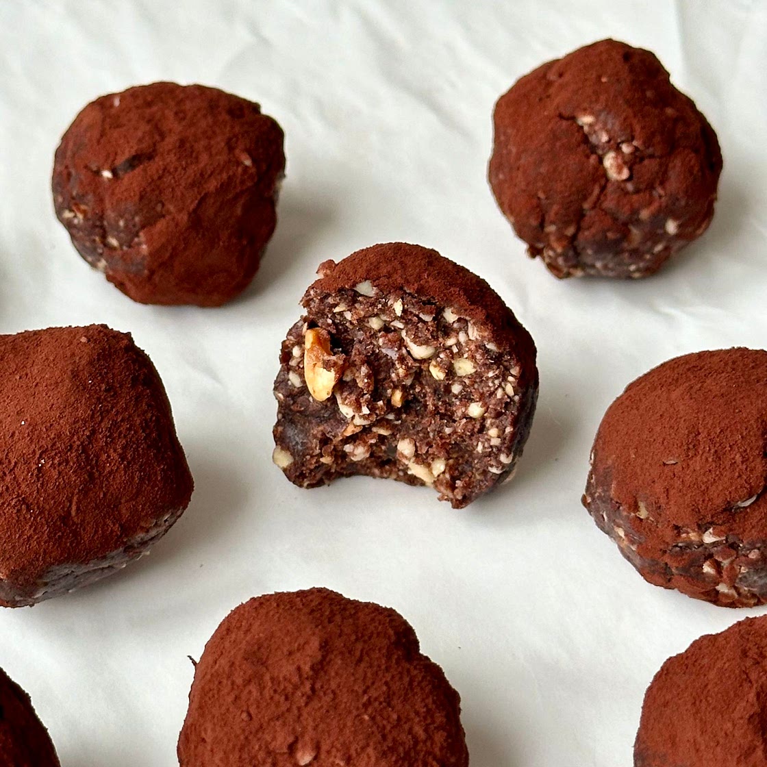 Fudgey Chocolate Peanut Butter Bites