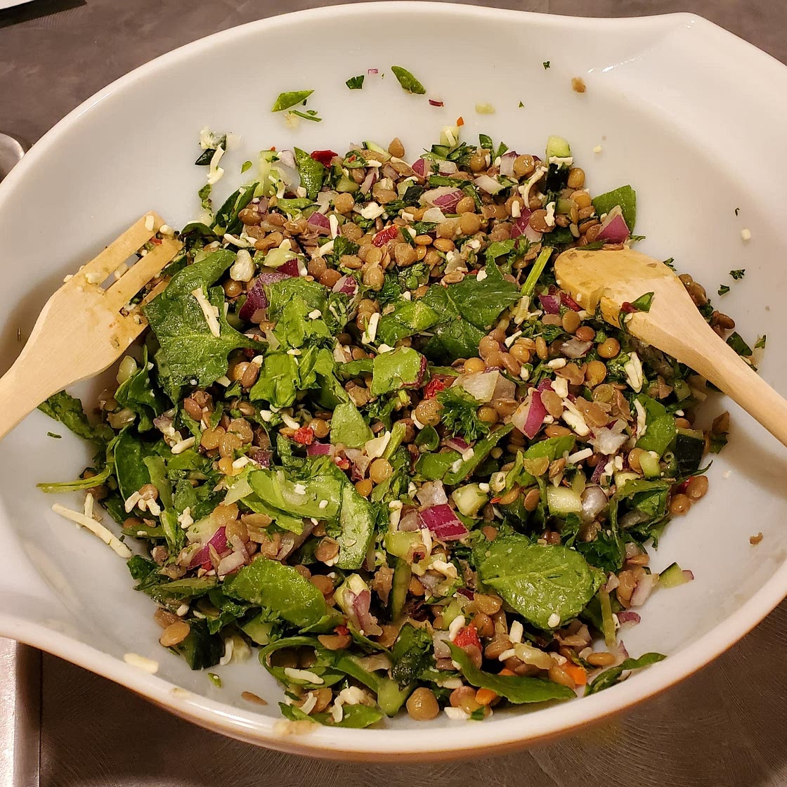 Mediterranean Lentil Salad