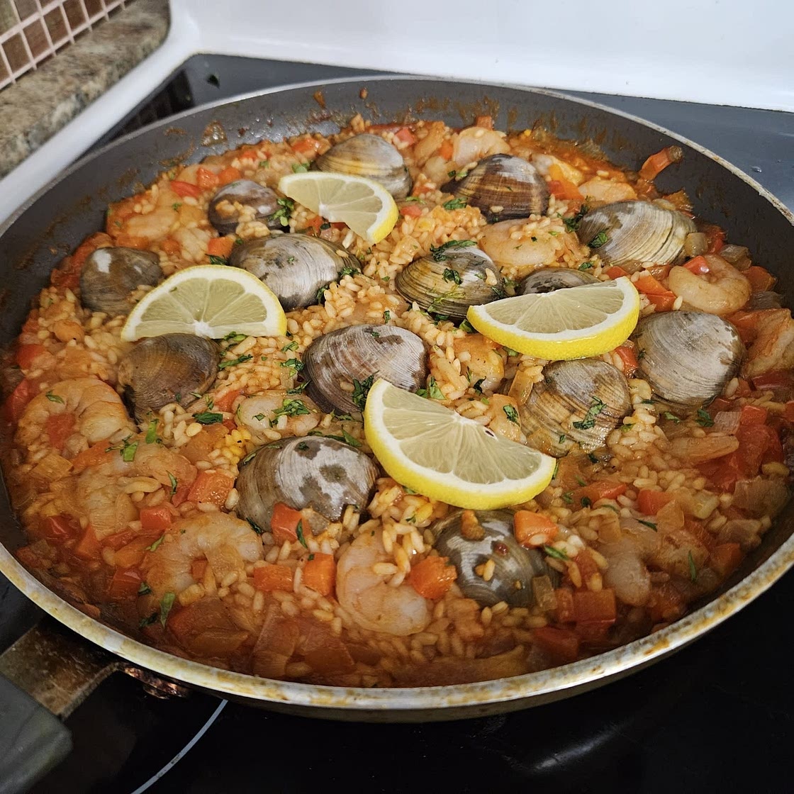 Authentic Spanish Seafood Paella