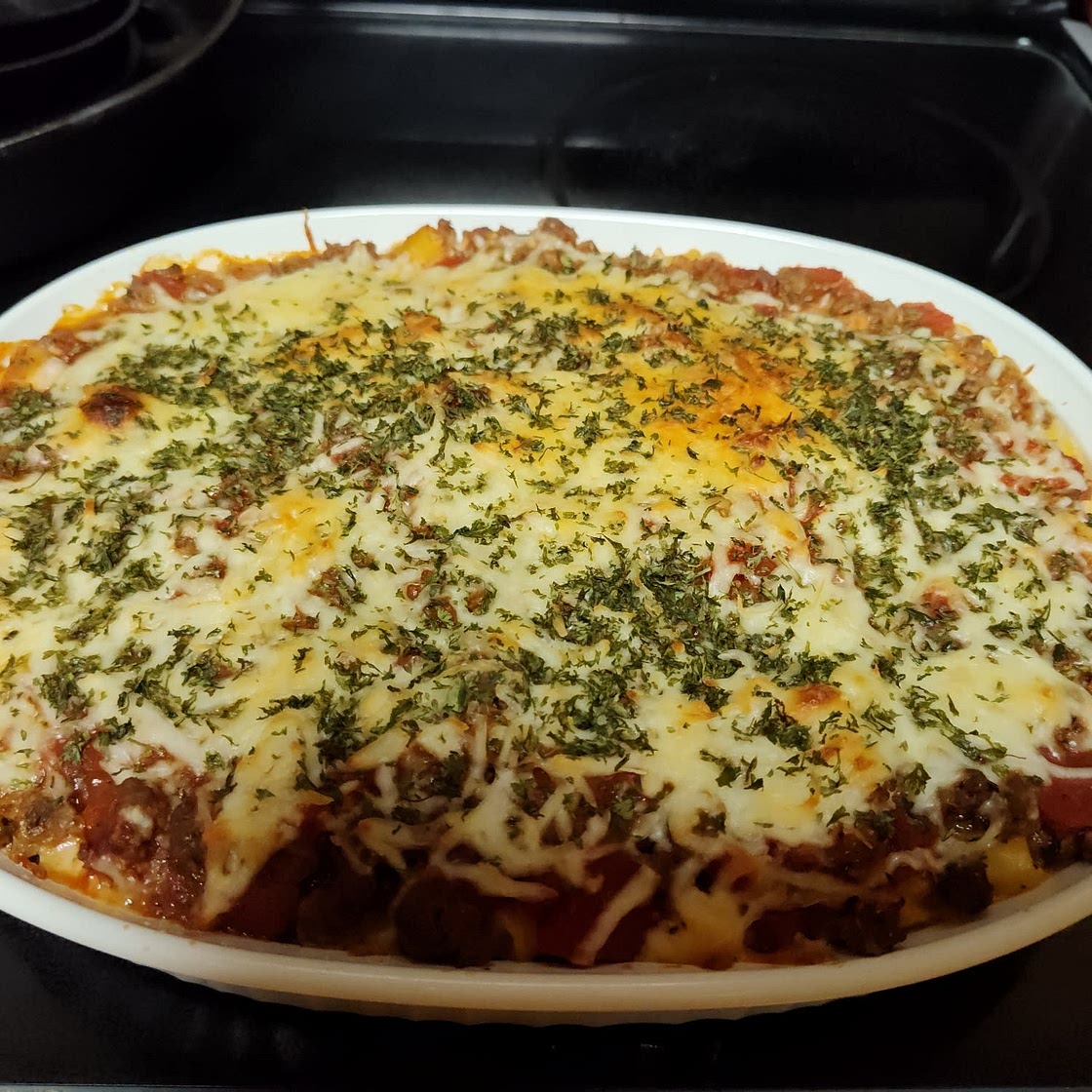 Baked Ziti With Ground Beef and Italian Sausage