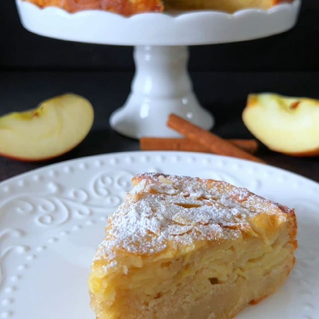 Invisible Apple Cake