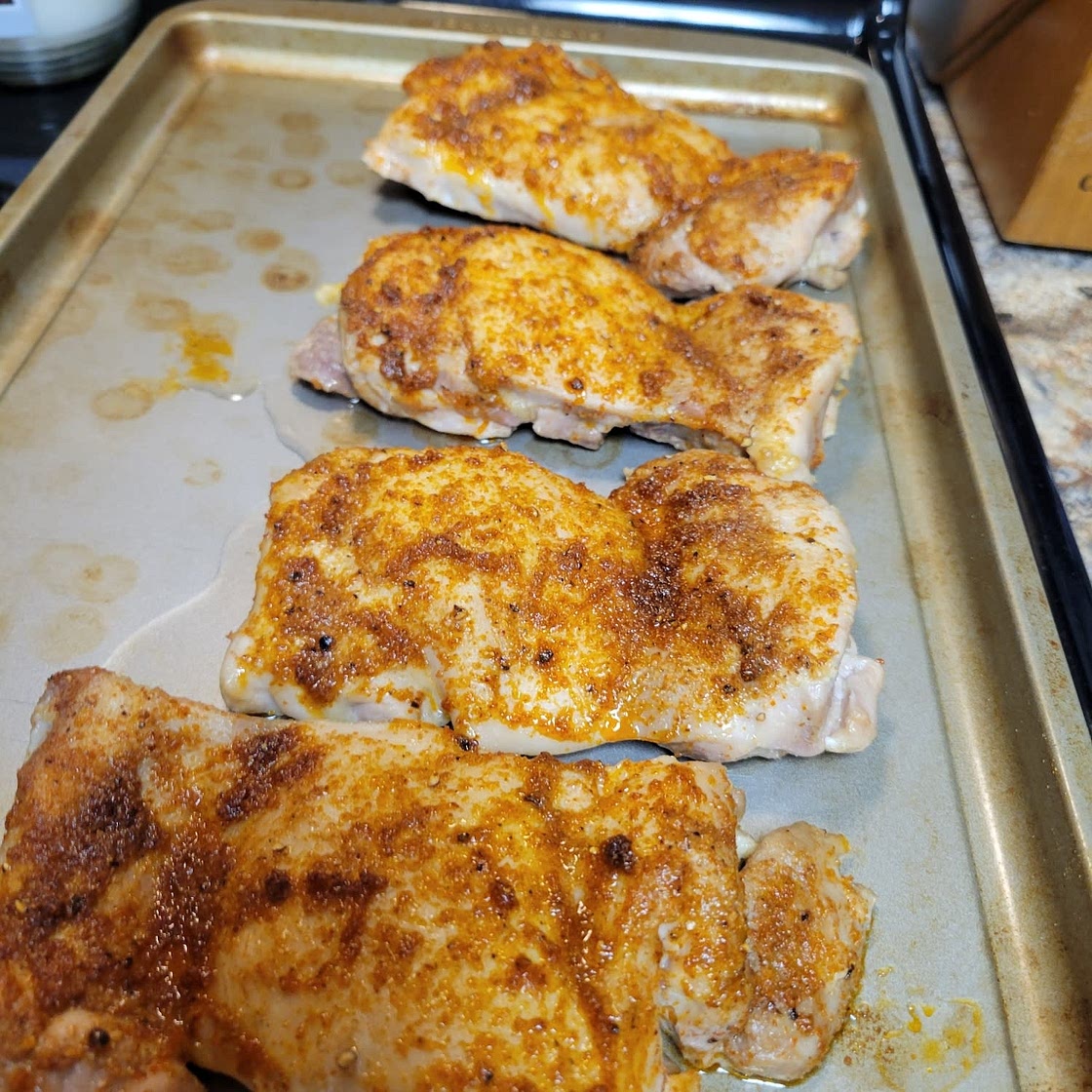 Air Fryer Chicken Thighs