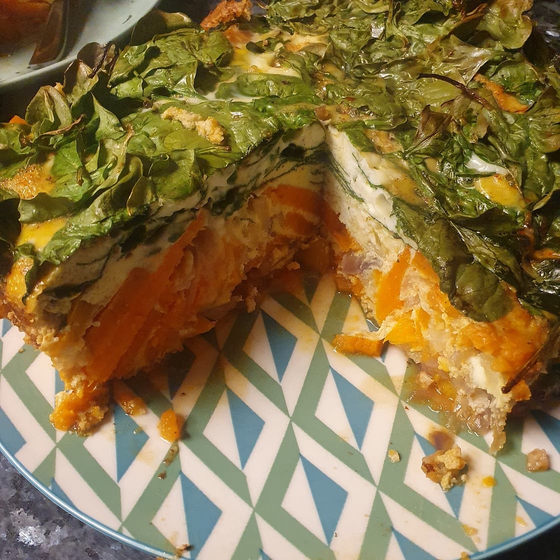 Sweet potato Spanish tortilla
