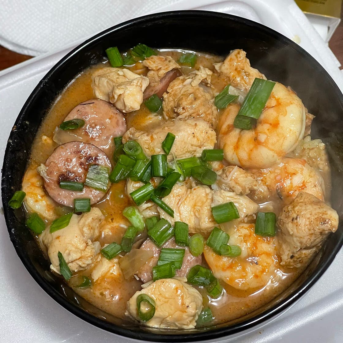 Chicken, Shrimp, and Sausage Gumbo