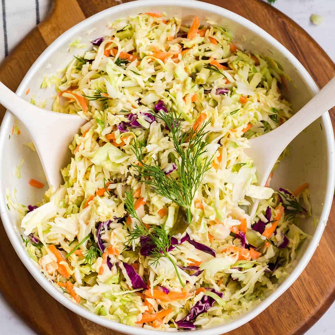 Dill Pickle Coleslaw