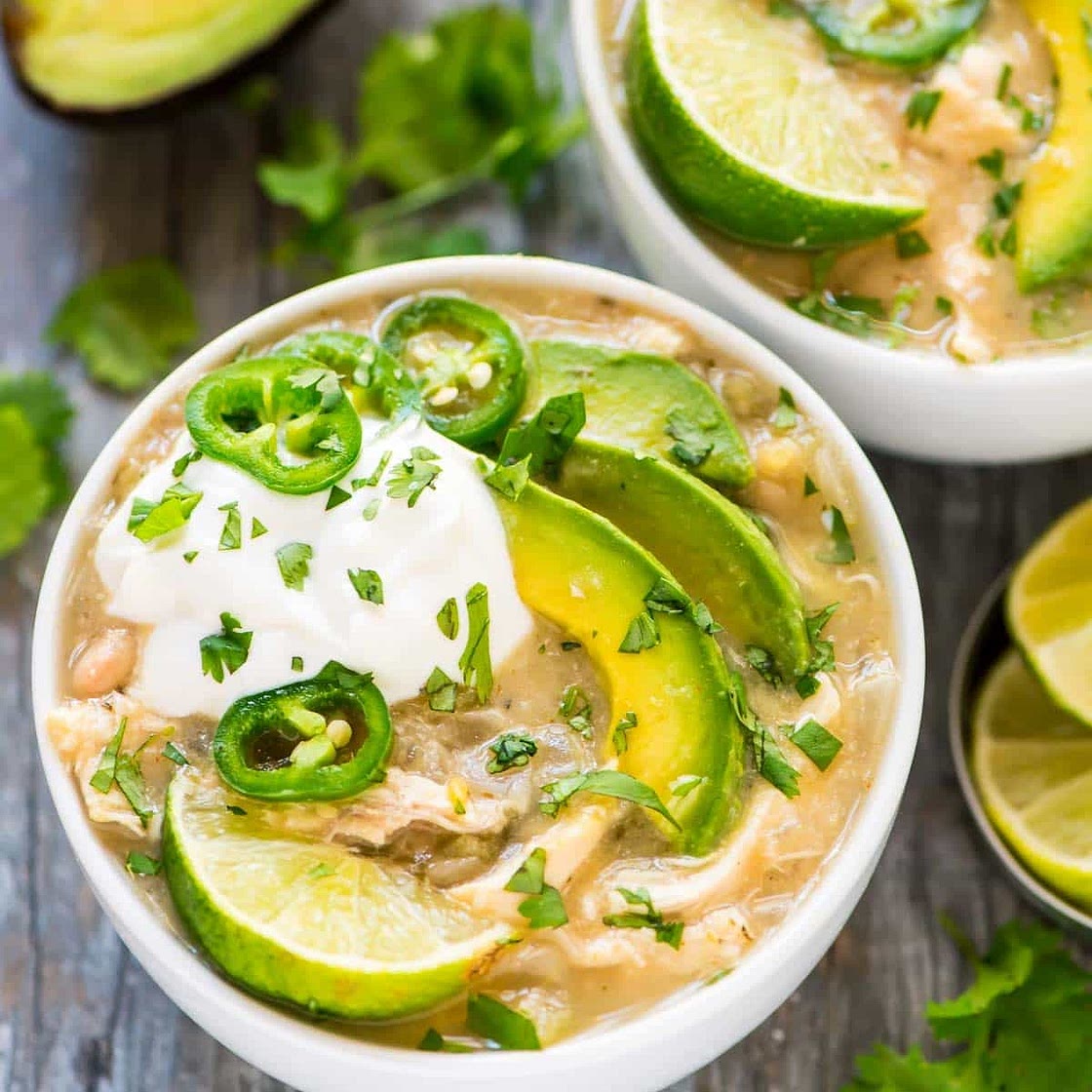 Slow Cooker White Chicken Chili