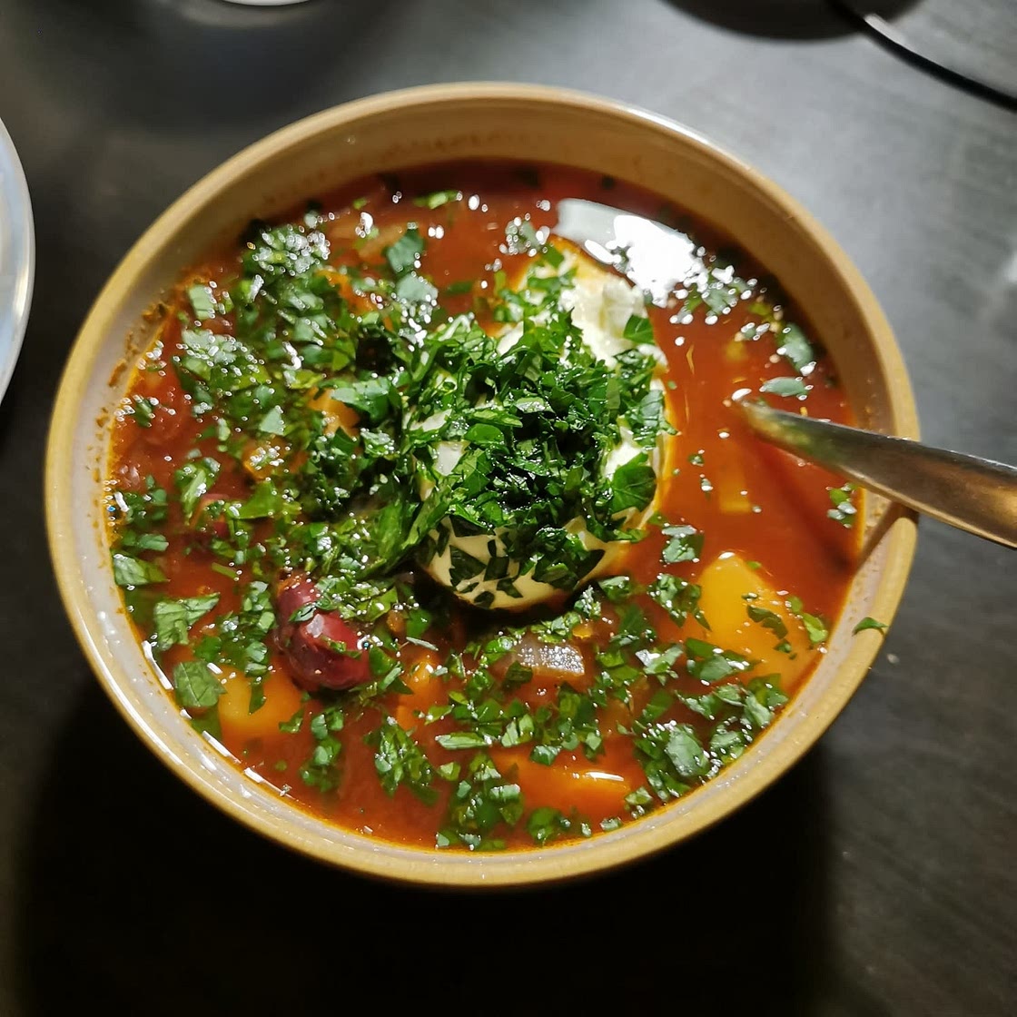 Andreea's borscht