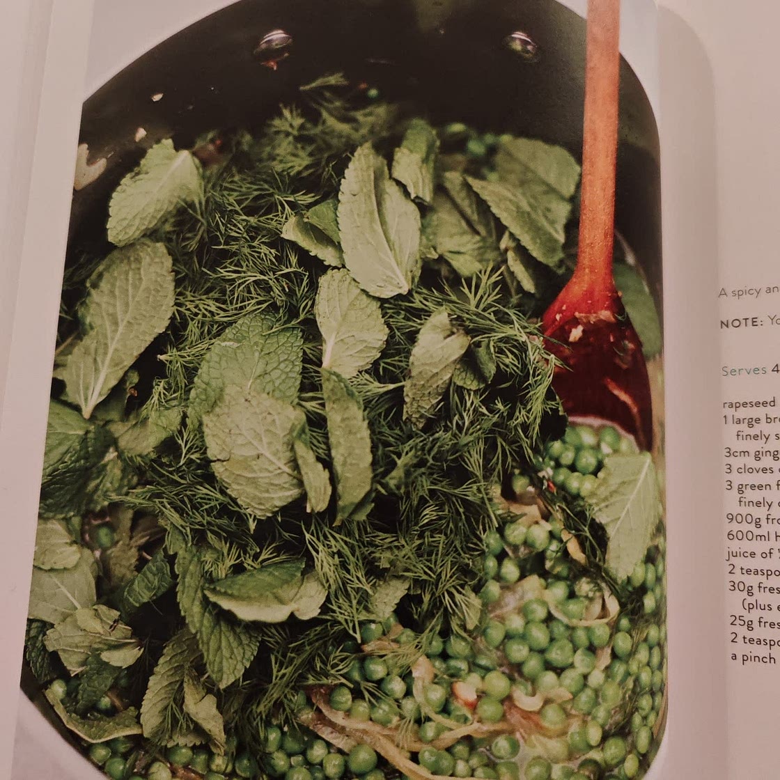 Pea, Dill + Mint Soup