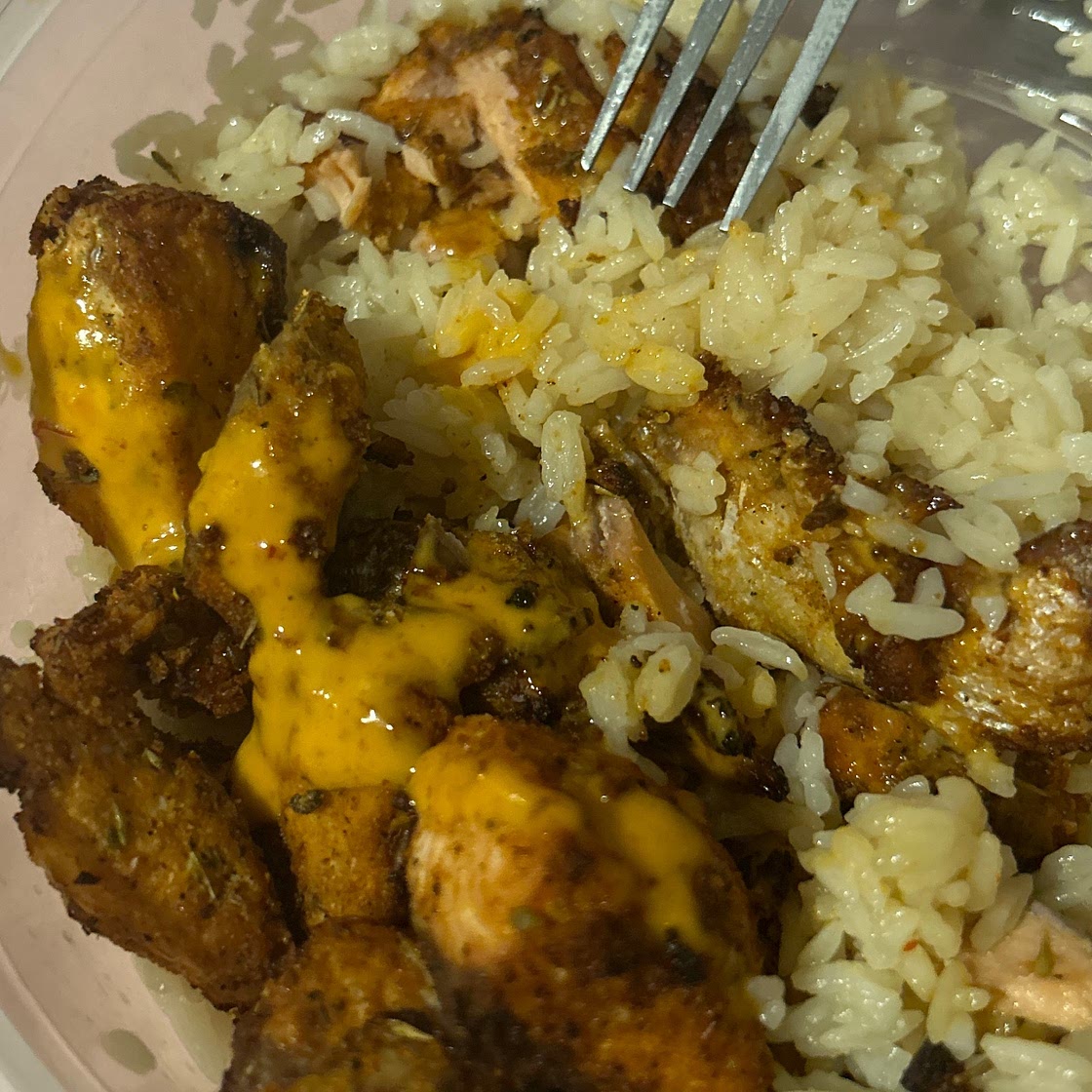 Blackened Air Fryer Salmon Bites