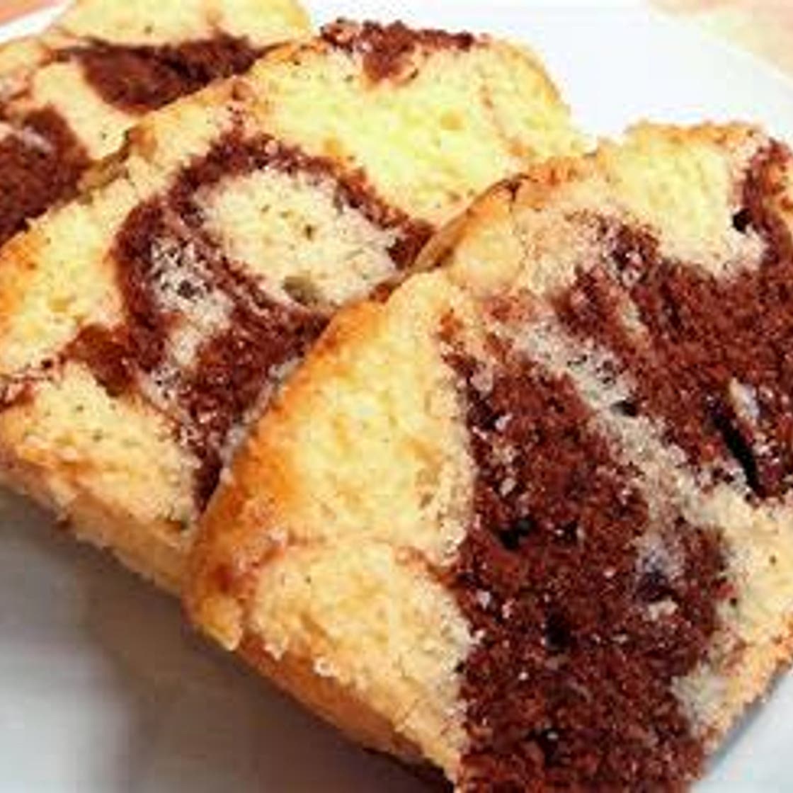 Marbled Sour Cream Cake