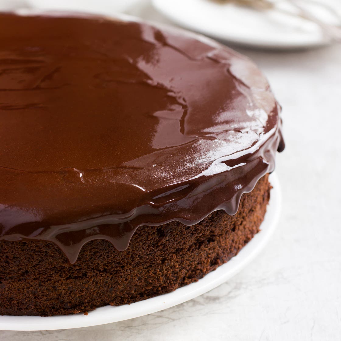 Glazed Chocolate Cake