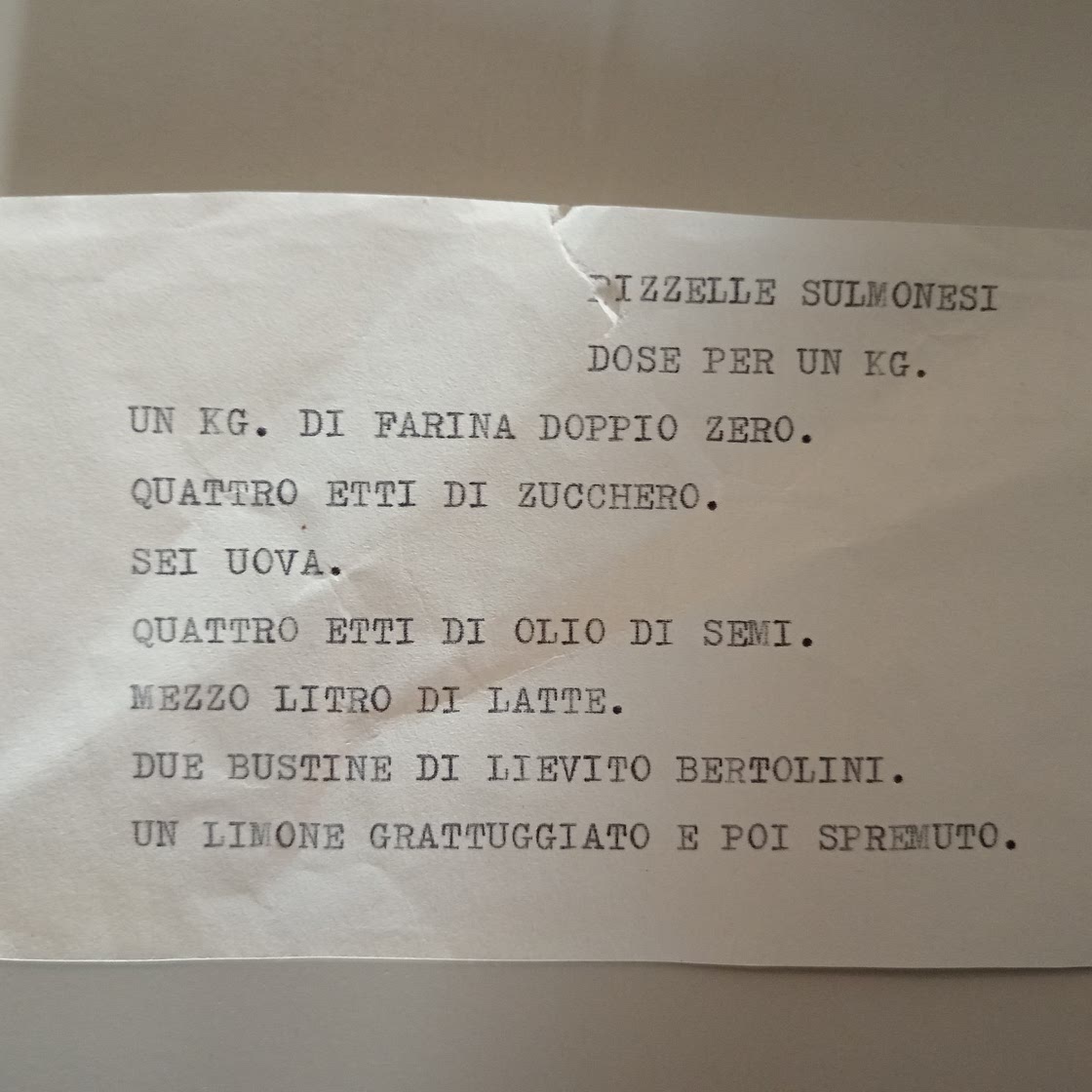 Pizzelle Sulmonesi (ricetta della nonna)
