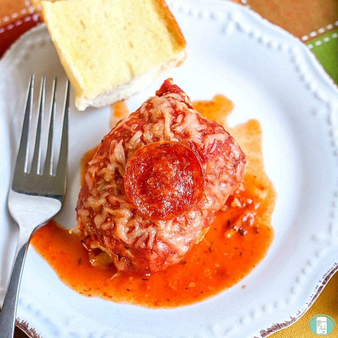 Pizza Stuffed Chicken Recipe(FREEZER MEAL)