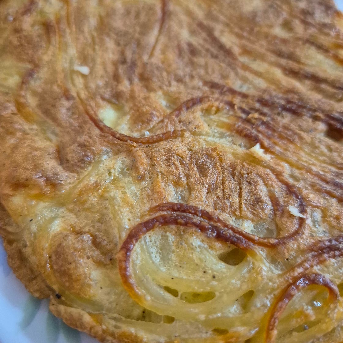 Frittata di spaghetti leggera