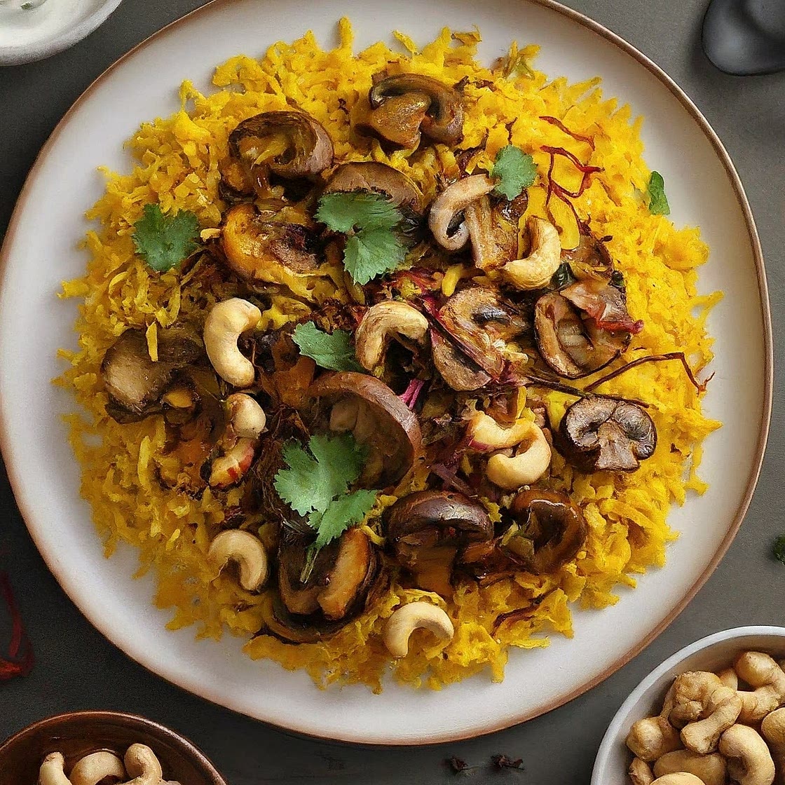 Mushroom Biryani