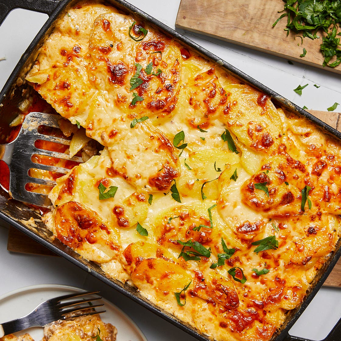 Hamburger potato casserole