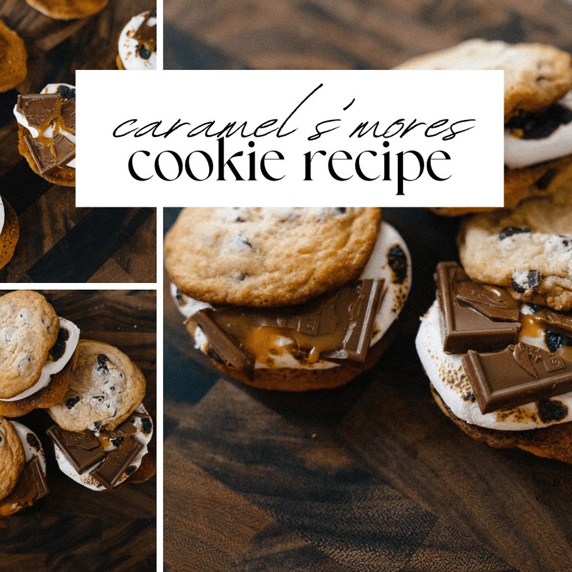 How to Make Marshmallow Caramel S’mores Cookies