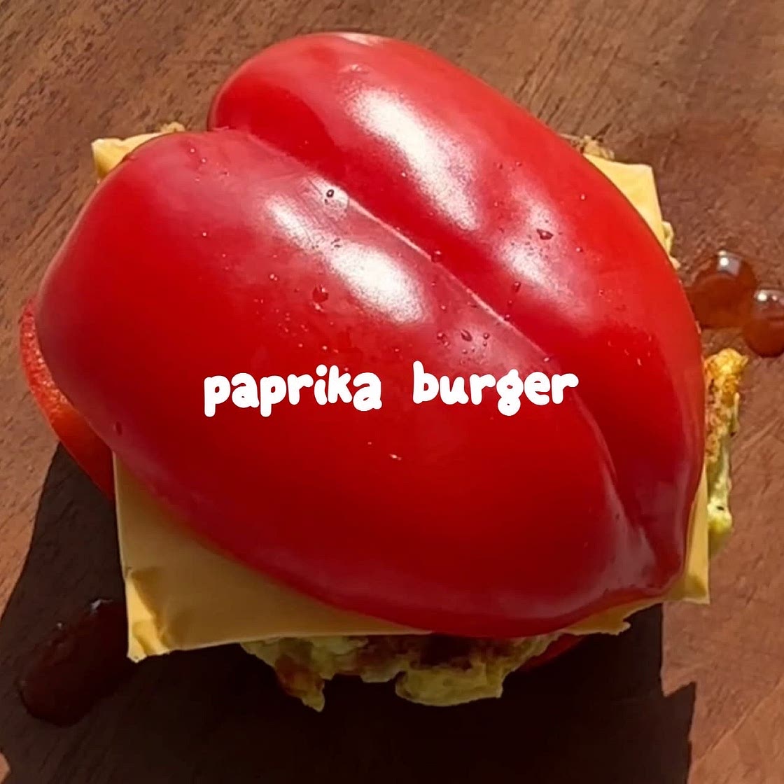 Paprika burger