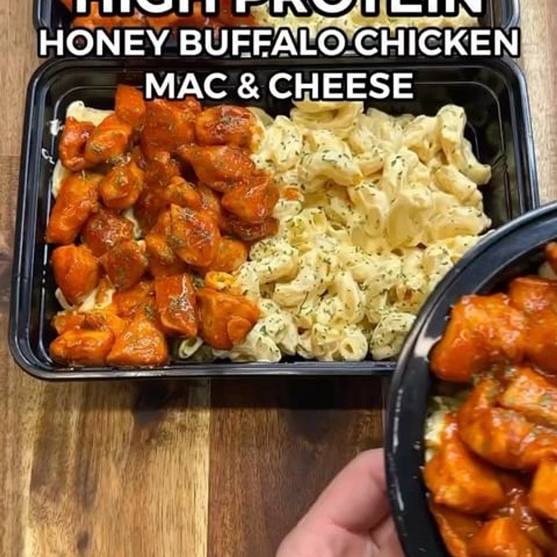 Honey Buffalo Chicken Mac & Cheese!