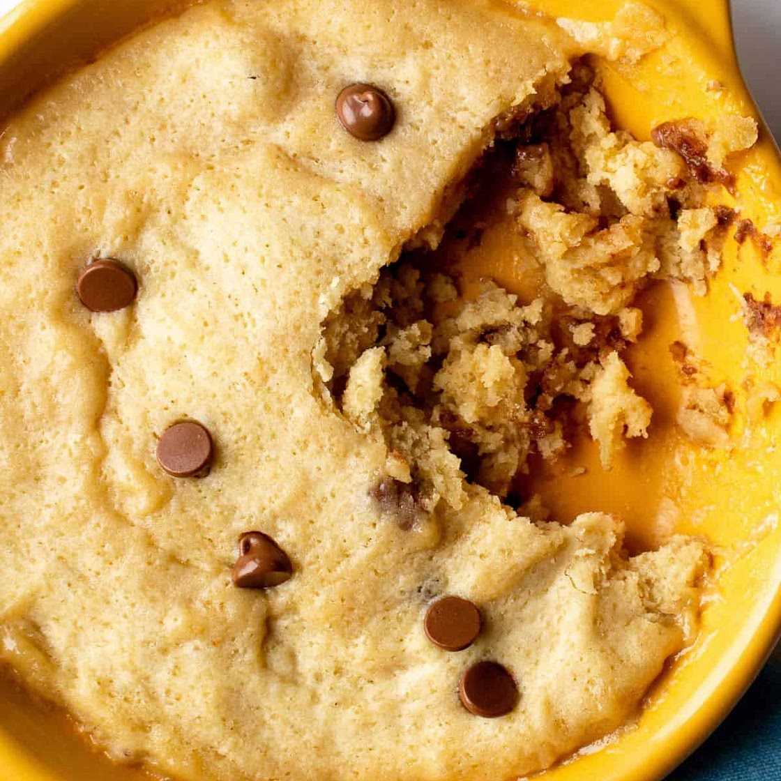 Chocolate Chip Microwave Cookies