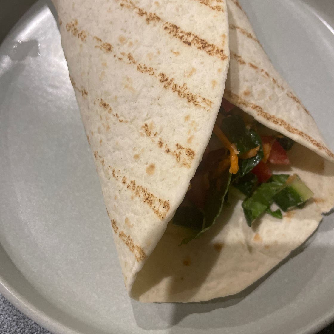 Rainbow Veggie Wrap