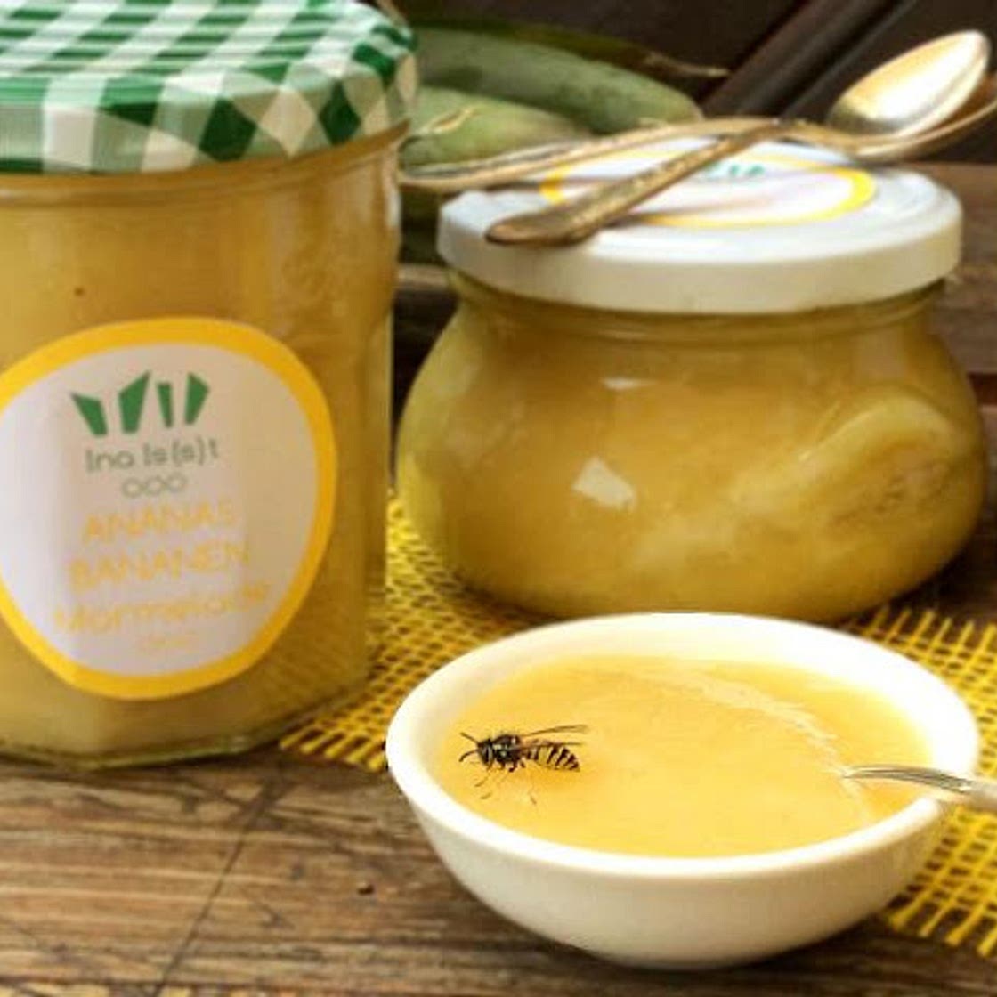 Ananas-Bananen-Marmelade - Ina Isst