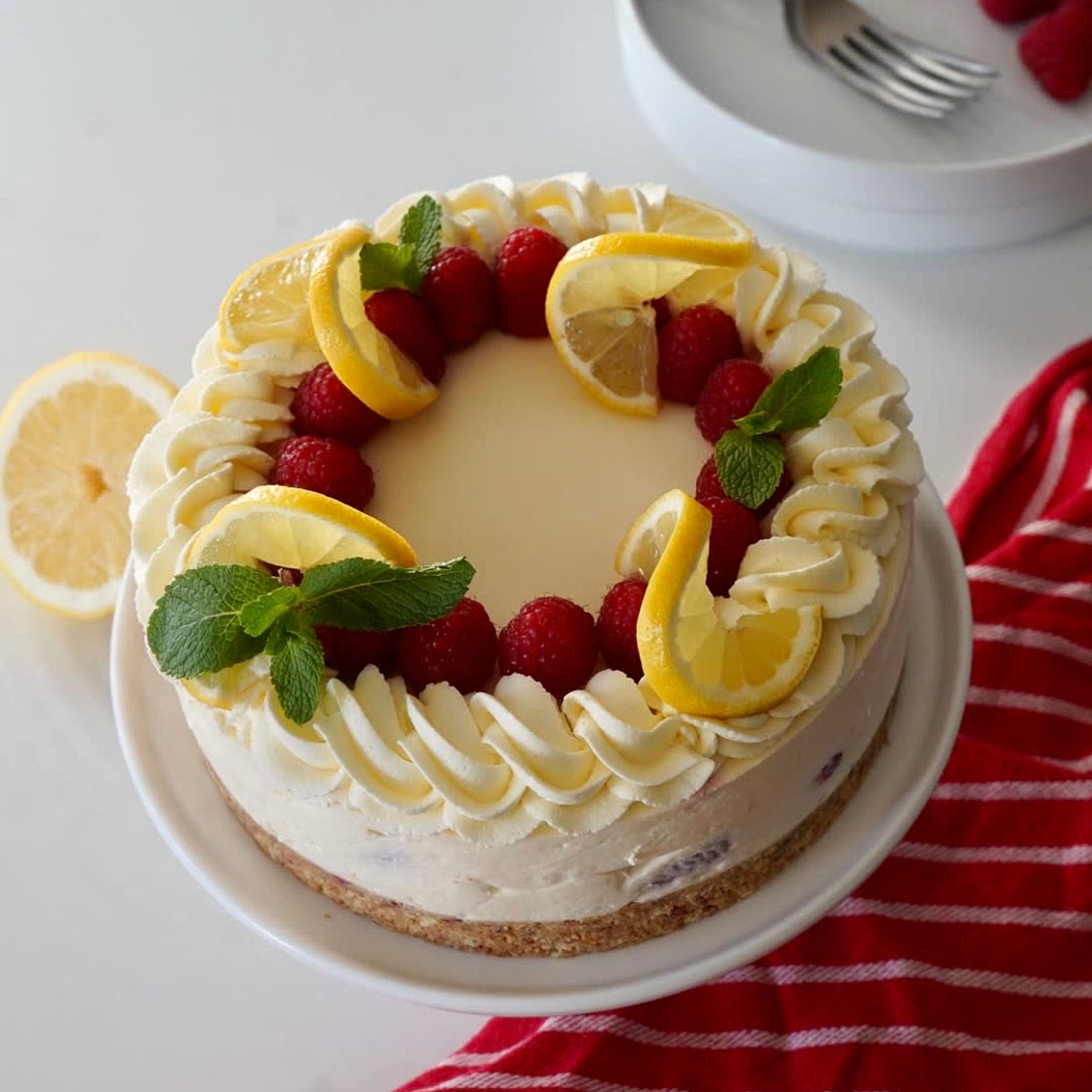 Raspberry Lemon Cheesecake 