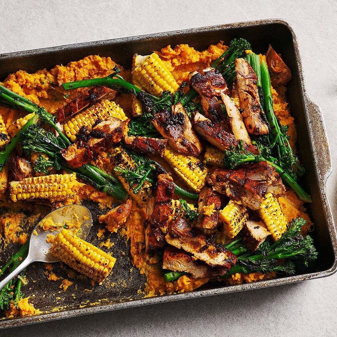 5-ingredient chipotle chicken sharing board recipe