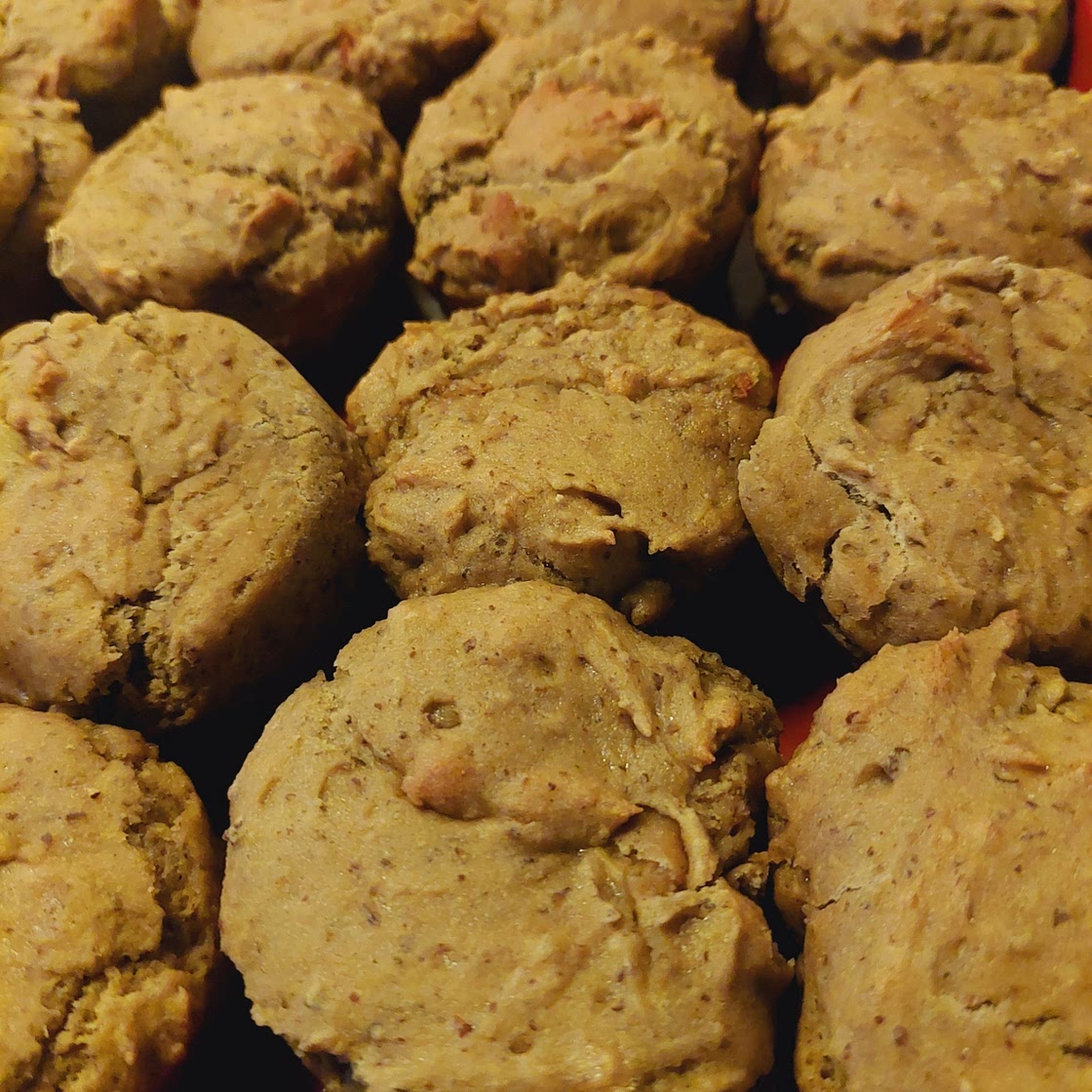 Toddler lentil banana muffins