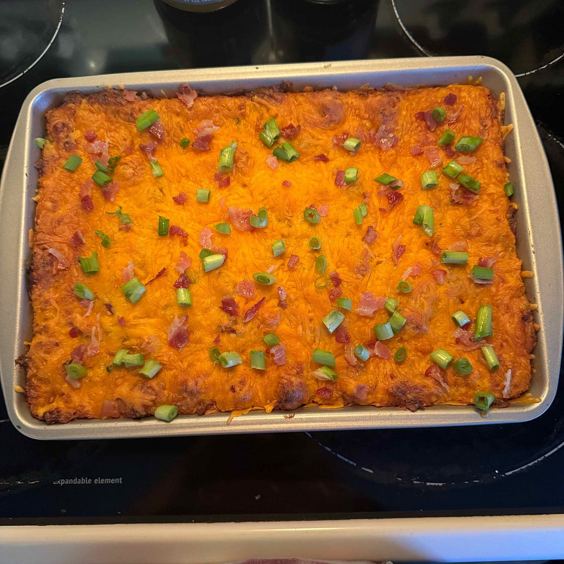 Chicken Bacon Ranch Tater Tot Casserole