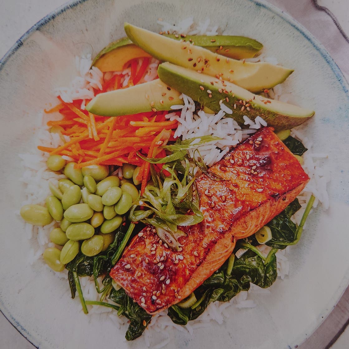Teriyaki Lachs Bowl