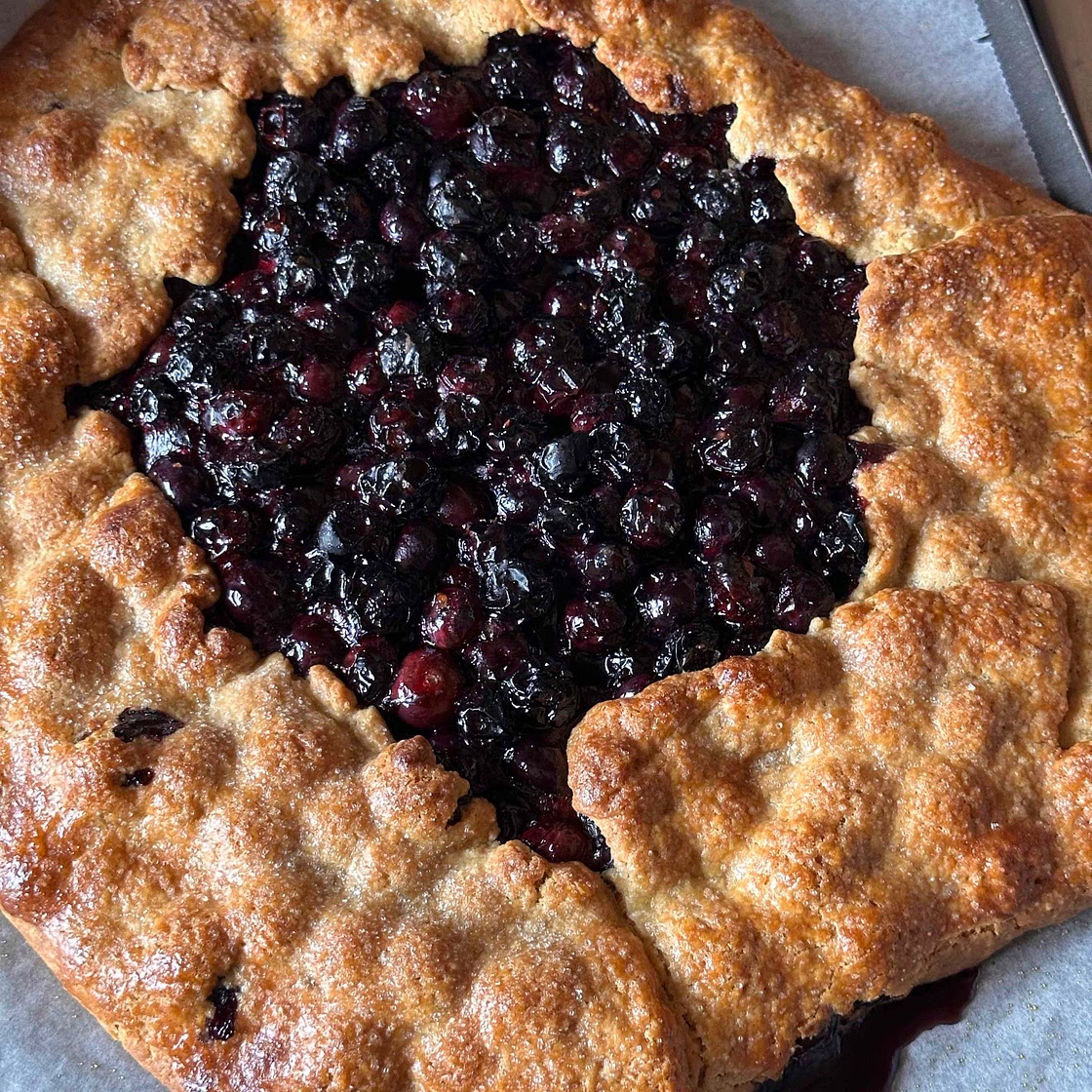 Blueberry galette 🫐
