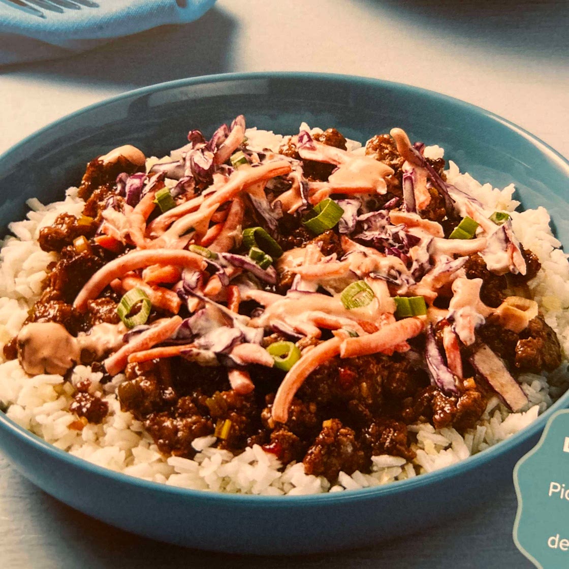 Sesame pork rice bowls